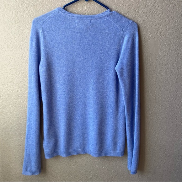 Ellen Tracy 100% Cashmere Sweater | Size XS | light Blue color - Picture 3 of 6